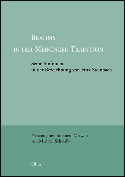 Produktbild: Brahms in der Meininger Tradition