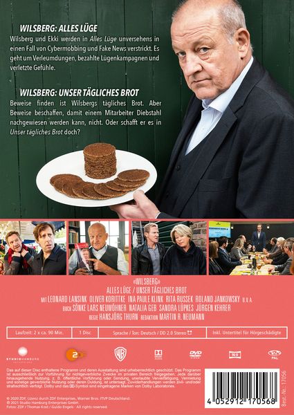 Produktbild: Wilsberg 34 - Alles L&uuml;ge / Unser t&auml;gliches Brot