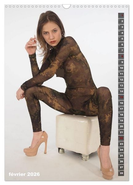 Produktbild: Talons Hauts Gourmandises sensuelles (Calendrier mural 2026 DIN A3 horizontal), CALVENDO calendrier mensuel