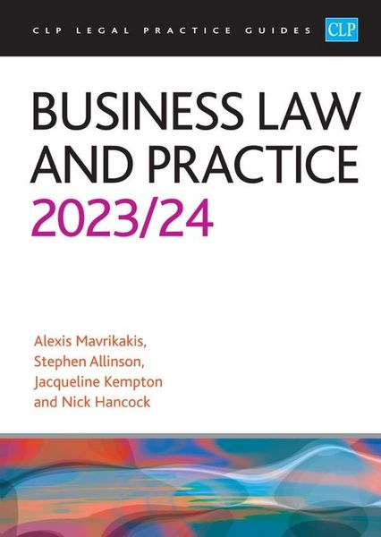 Produktbild: Business Law and Practice 2023/2024