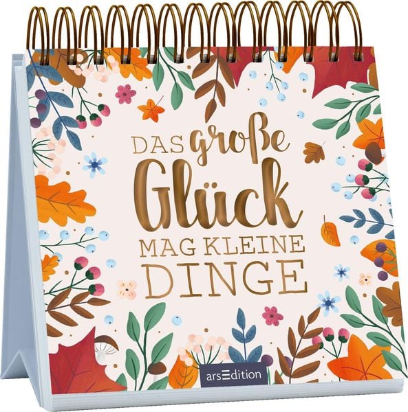 Das große Glück mag kleine Dinge, Gebundene Ausgabe von , arsedition, 9783845838779