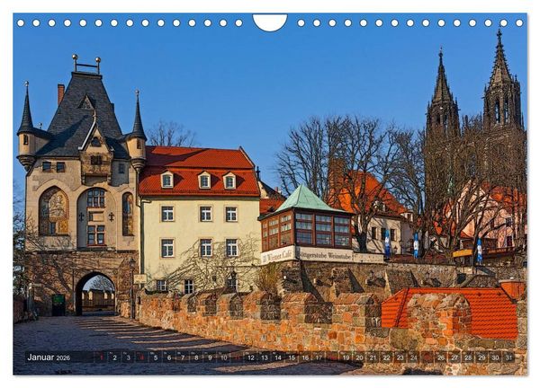 Produktbild: Das Jahr an der Elbe in Mei&szlig;en (Wandkalender 2026 DIN A4 quer), CALVENDO Monatskalender
