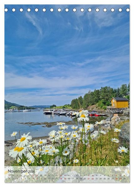 Produktbild: Unterwegs in Norwegen - Mit dem Wohnmobil an sch&ouml;nen Orten verweilen (Tischkalender 2026 DIN A5 hoch), CALVENDO Monatskalender