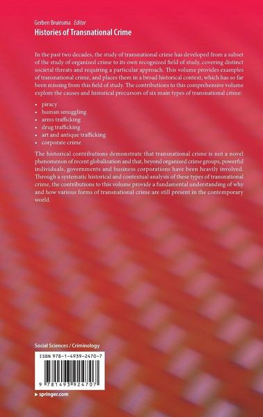Produktbild: Histories of Transnational Crime