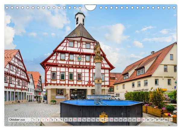 Produktbild: Blaubeuren Impressionen (Wandkalender 2026 DIN A4 quer), CALVENDO Monatskalender