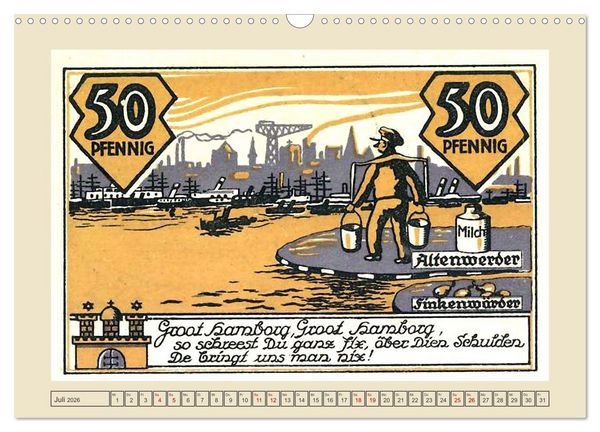 Produktbild: Gru&szlig; aus Finkenwerder (Wandkalender 2026 DIN A3 quer), CALVENDO Monatskalender
