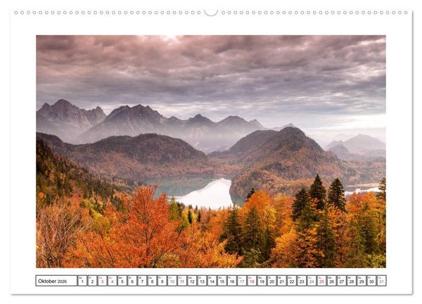 Produktbild: Geheimnisvolle Alpen (hochwertiger Premium Wandkalender 2026 DIN A2 quer), Kunstdruck in Hochglanz