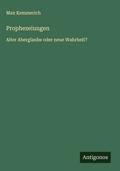Produktbild: Prophezeiungen