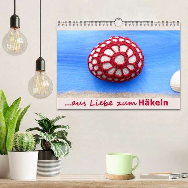 Produktbild: Aus Liebe zum H&auml;keln (Wandkalender 2026 DIN A4 quer), CALVENDO Monatskalender