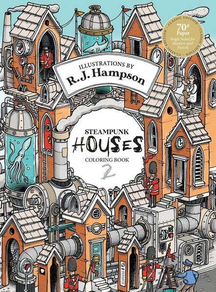 Produktbild: Steampunk Houses 2 Colouring Book