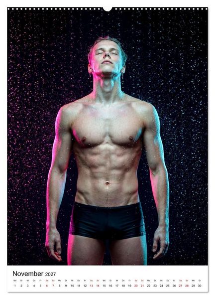 Produktbild: Im Bann des Wassers - Athletische &Auml;sthetik m&auml;nnlicher Schwimmer (hochwertiger Premium Wandkalender 2027 DIN A2 hoch), Kunstdruck in Hochglanz
