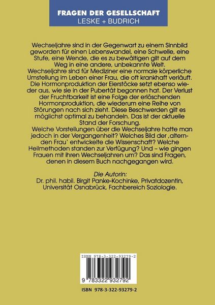 Produktbild: Die Wechseljahre der Frau