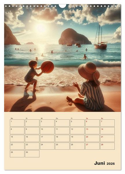 Produktbild: Fiktive Momente am Meer (Wandkalender 2026 DIN A3 hoch), CALVENDO Monatskalender