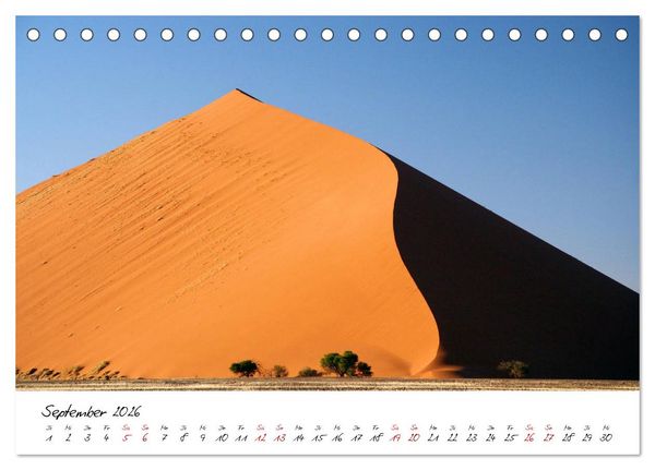 Produktbild: Namibia - Magie der Weite (Tischkalender 2026 DIN A5 quer), CALVENDO Monatskalender