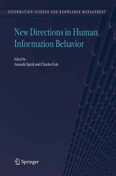Produktbild: New Directions in Human Information Behavior