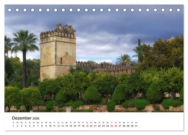Produktbild: C&oacute;rdoba -Temperamentvolles Andalusien (Tischkalender 2026 DIN A5 quer), CALVENDO Monatskalender