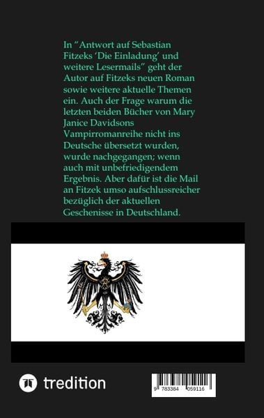 Produktbild: Antwort auf Sebastian Fitzeks &bdquo;Die Einladung&ldquo; und weitere Lesermails