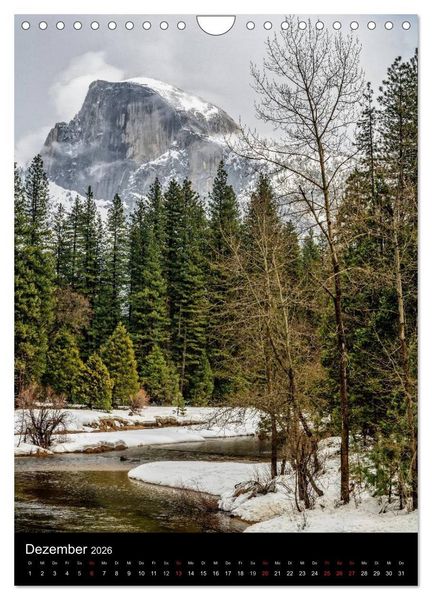 Produktbild: Idylle Pur - Der Yosemite National Park (Wandkalender 2026 DIN A4 hoch), CALVENDO Monatskalender