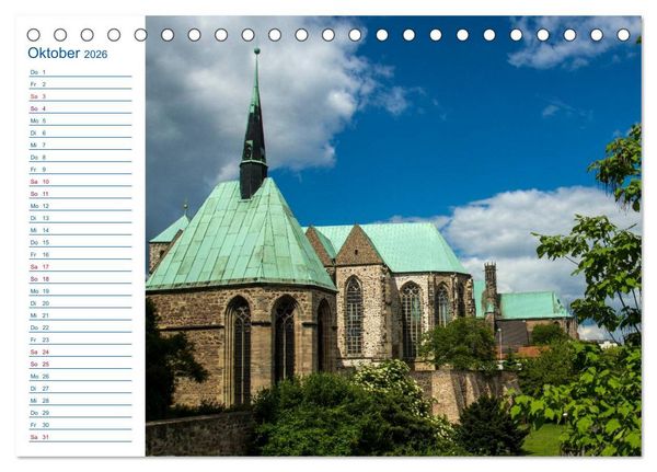 Produktbild: Magdeburg und Umgebung 2026 (Tischkalender 2026 DIN A5 quer), CALVENDO Monatskalender