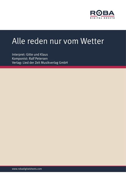 Produktbild: Alle reden nur vom Wetter