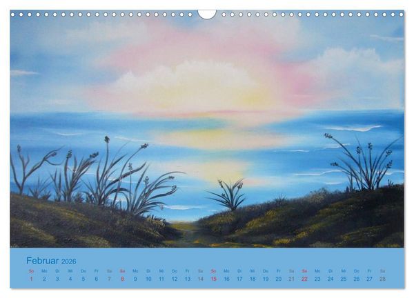 Produktbild: Kunstkalender 2026 - Augenblicke der Malerei (Wandkalender 2026 DIN A3 quer), CALVENDO Monatskalender
