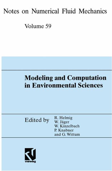 Produktbild: Modeling and Computation in Environmental Sciences