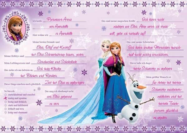 Produktbild: Disney Die Eisk&ouml;nigin: Mein Elsa-Freundebuch
