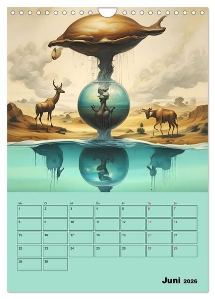 Produktbild: Surreale Fantasiewelten (Wandkalender 2026 DIN A4 hoch), CALVENDO Monatskalender