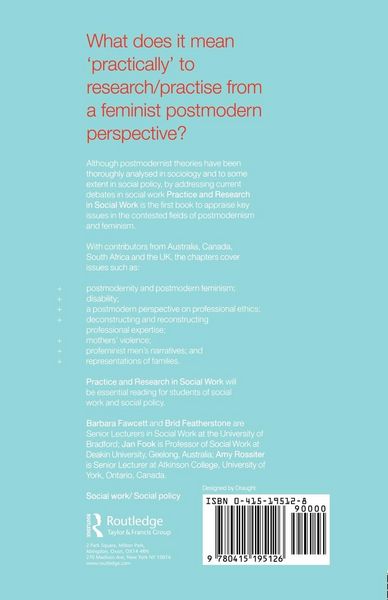 Produktbild: Practice and Research in Social Work
