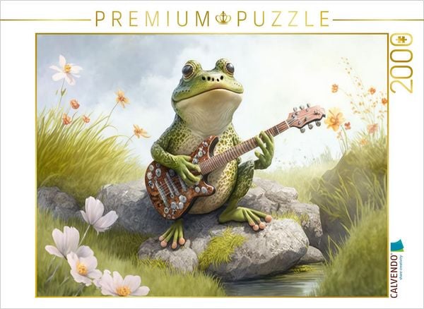 CALVENDO Puzzle Country Frosch | 2000 Teile Lege-Größe 90x67cm Foto-Puzzle für glückliche Stunden