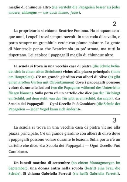 Produktbild: La scuola dei pappagalli - Italienisch lernen mit lustigen Kurzgeschichten A1-A2 (+ Audio-CD)