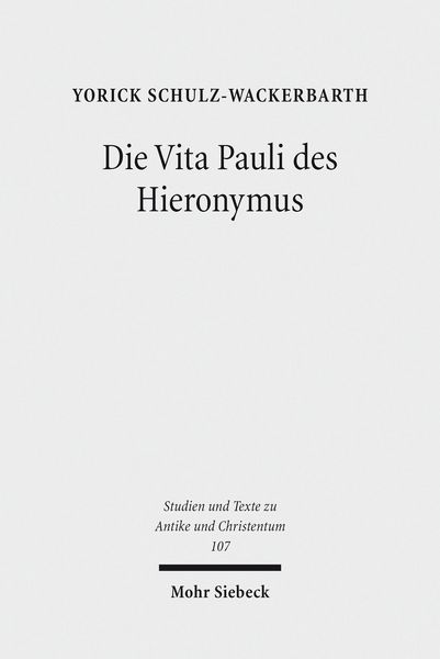 Produktbild: Die Vita Pauli des Hieronymus