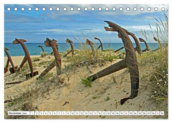 Produktbild: Portugal - Die Algarve vom Cabo de Sao Vicente bis Tavira (Tischkalender 2026 DIN A5 quer), CALVENDO Monatskalender