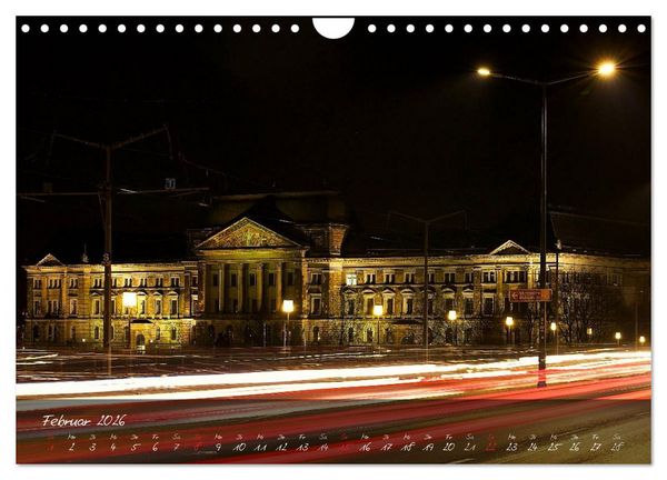 Produktbild: Nachts in Dresden (Wandkalender 2026 DIN A4 quer), CALVENDO Monatskalender