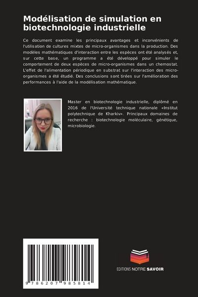 Produktbild: Mod&eacute;lisation de simulation en biotechnologie industrielle