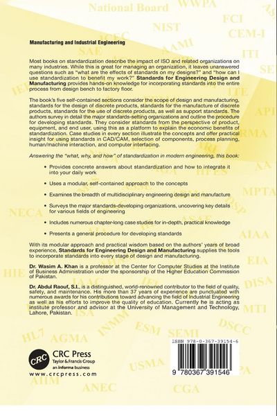 Produktbild: Standards for Engineering Design and Manufacturing