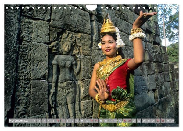 Produktbild: KAMBODSCHA - Im Reich der Khmer (Wandkalender 2027 DIN A4 quer), CALVENDO Monatskalender