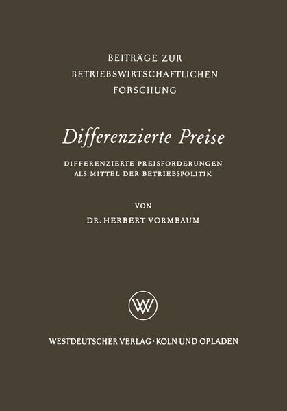 Produktbild: Differenzierte Preise