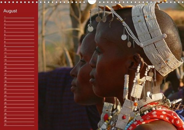 Produktbild: Faszination Afrika: Massai Geburtstagskalender (Wandkalender immerw&auml;hrend DIN A4 quer)