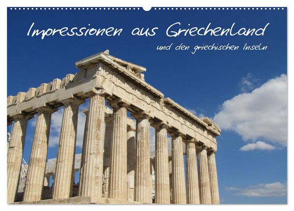 Produktbild: Impressionen aus Griechenland (Wandkalender 2026 DIN A2 quer), CALVENDO Monatskalender
