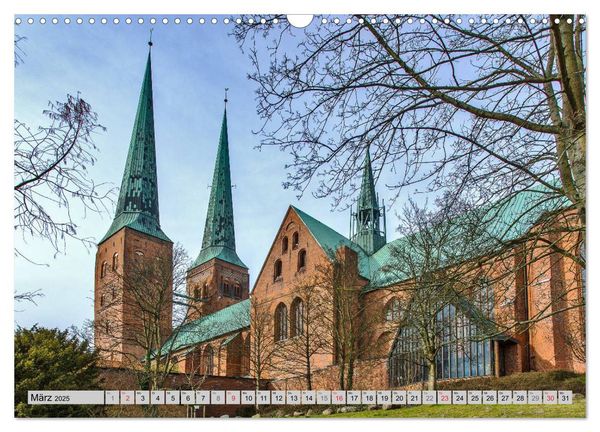Produktbild: Hansestadt L&uuml;beck (Wandkalender 2025 DIN A3 quer), CALVENDO Monatskalender