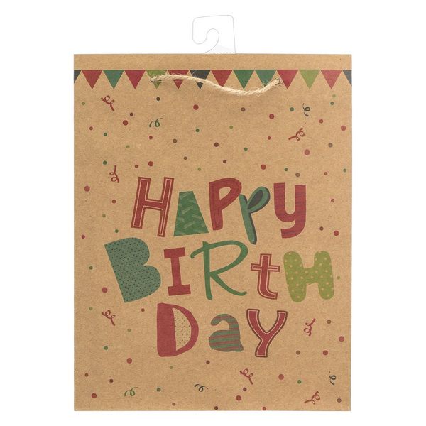 Produktbild: Idena Geschenktasche Happy Birthday 18x23x8cm 140g/m&sup2;