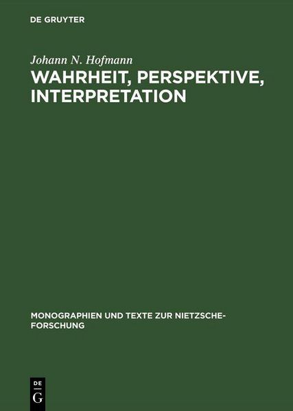 Produktbild: Wahrheit, Perspektive, Interpretation