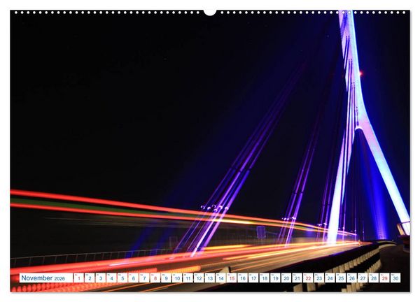 Produktbild: Hansestadt Wesel - Impressionen vom Niederrhein (hochwertiger Premium Wandkalender 2026 DIN A2 quer), Kunstdruck in Hochglanz
