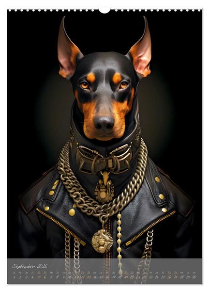 Produktbild: CHARAKTIERE Hunde mit Profil (Wandkalender 2026 DIN A3 hoch), CALVENDO Monatskalender