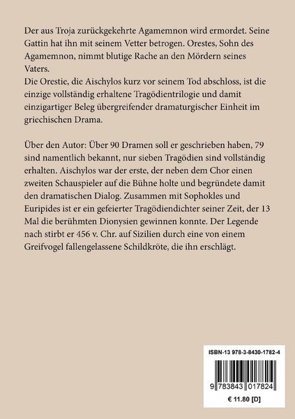 Produktbild: Die Orestie