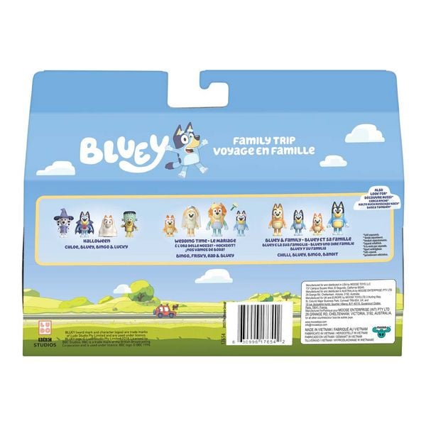 Produktbild: Moose: BLUEY 4-Pack - Familie Heeler auf Reisen