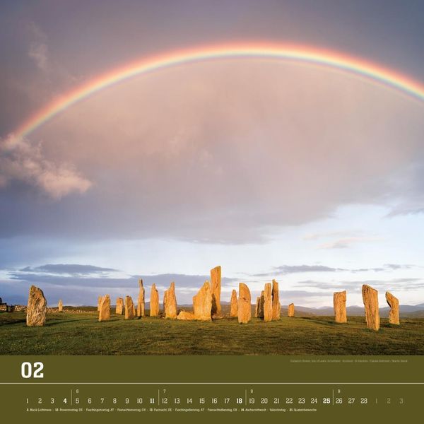 Orte der Kraft 2018 - Bildkalender (33 x 33) - Landschaftskalender