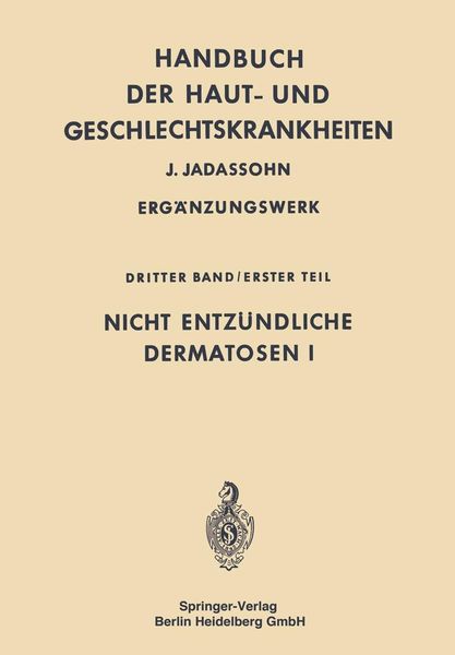 Produktbild: Nicht entz&uuml;ndliche Dermatosen I