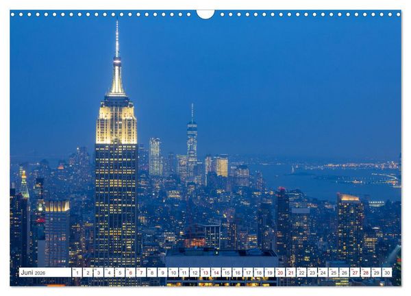 Produktbild: New York City Manhattan Perspektiven (Wandkalender 2026 DIN A3 quer), CALVENDO Monatskalender